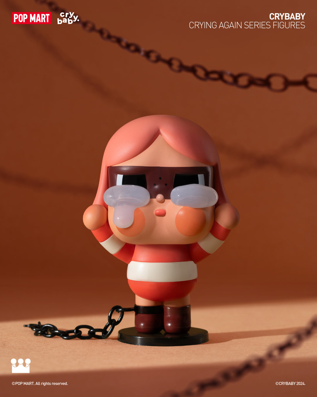 POP MART CRYBABY Crying Again Series Figures、mySite、greenlandpopulation