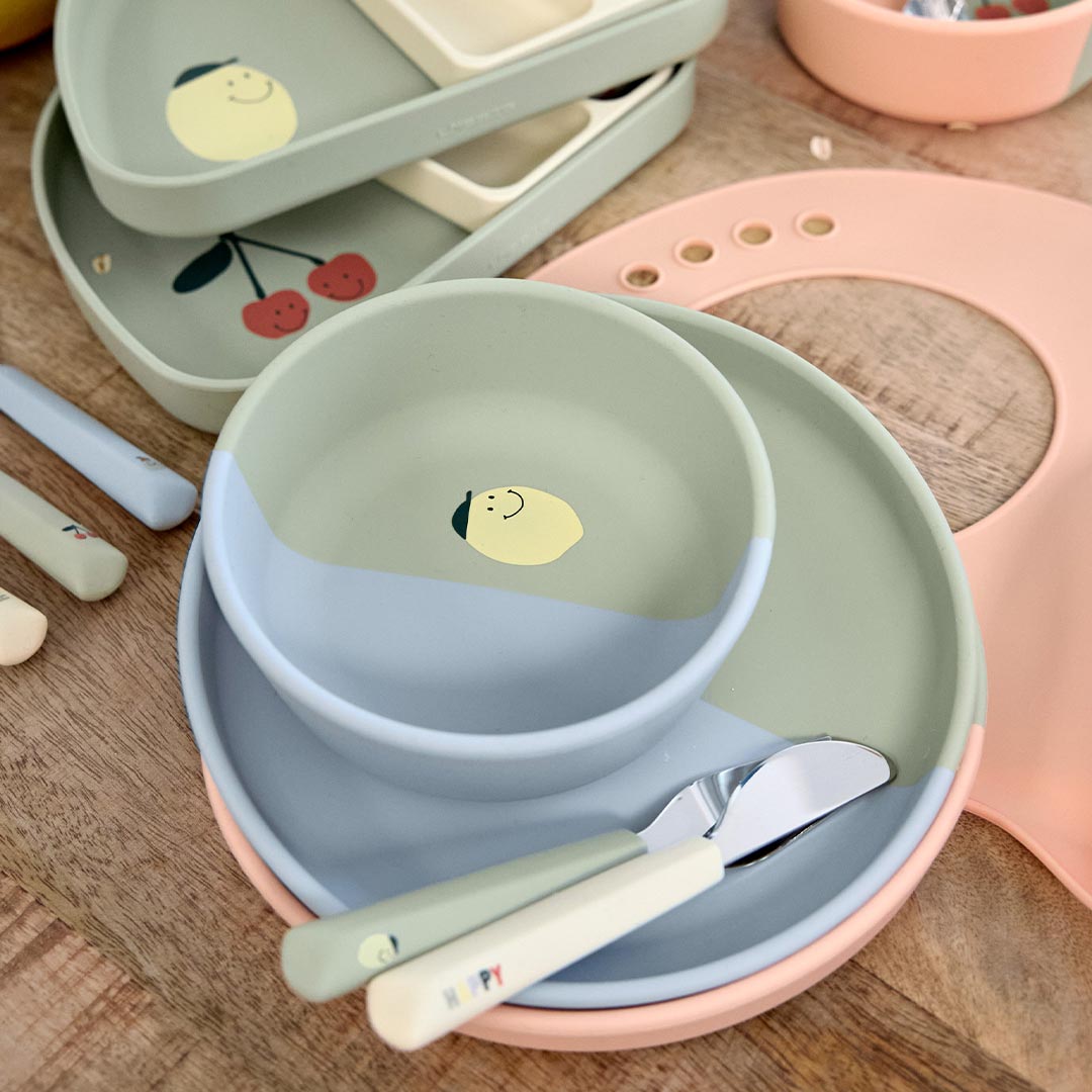  Lassig Silicone Plate - Happy Fruits - Lemon、mySite、merchandisen