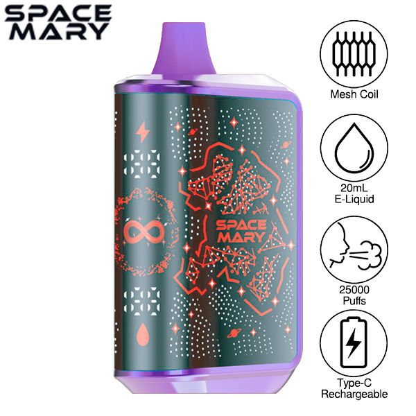 Space Mary MA25000 Disposable Vape 20mL 5 Pack、mySite、zt4zffjzw