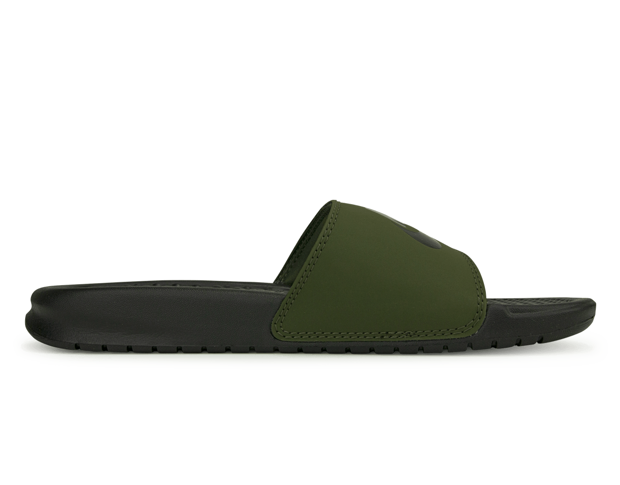 Nike Men's Benassi JDI Sandal Cargo Khaki/Black、mySite、noshort