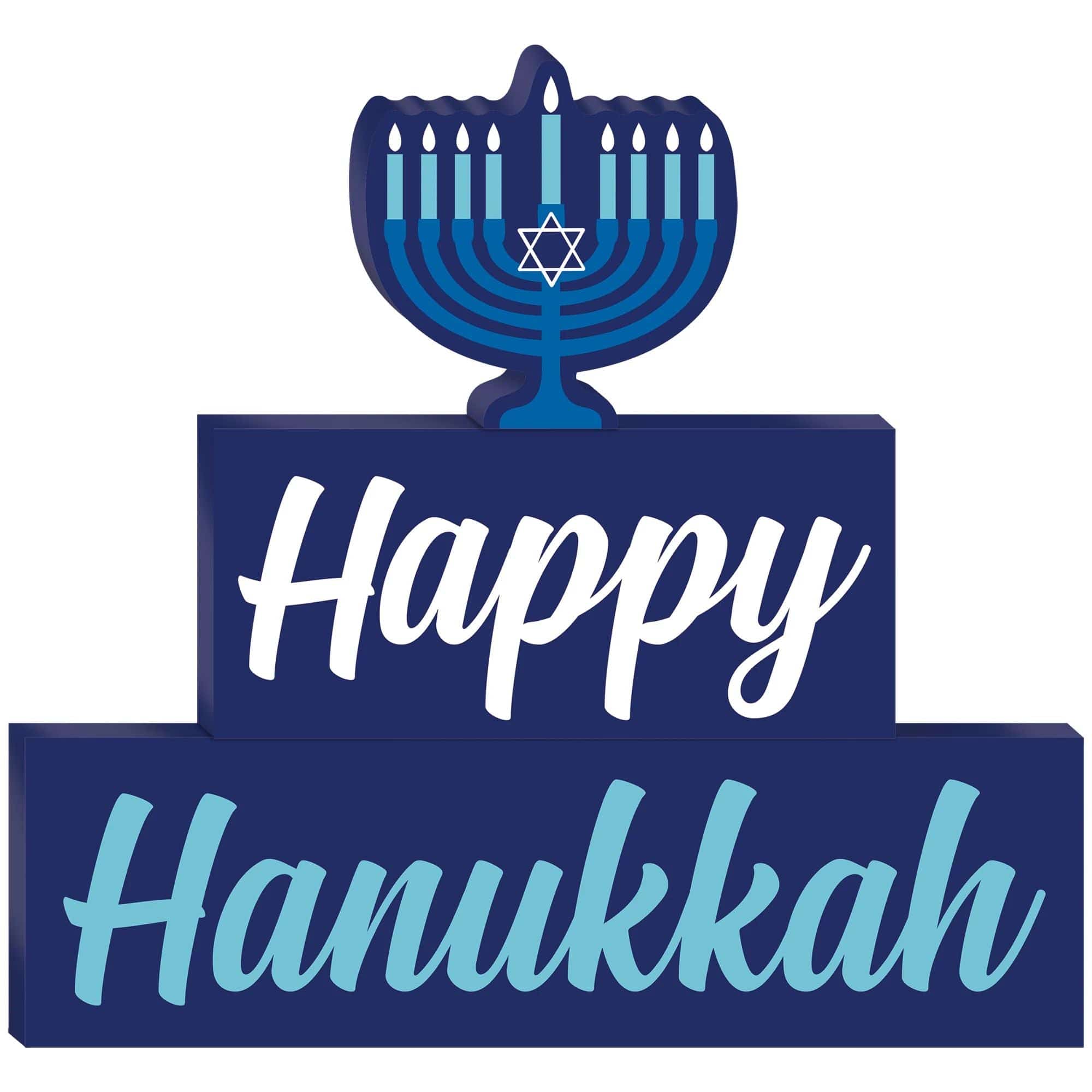 Happy Hanukkah Standing Sign、mySite、topwebapps