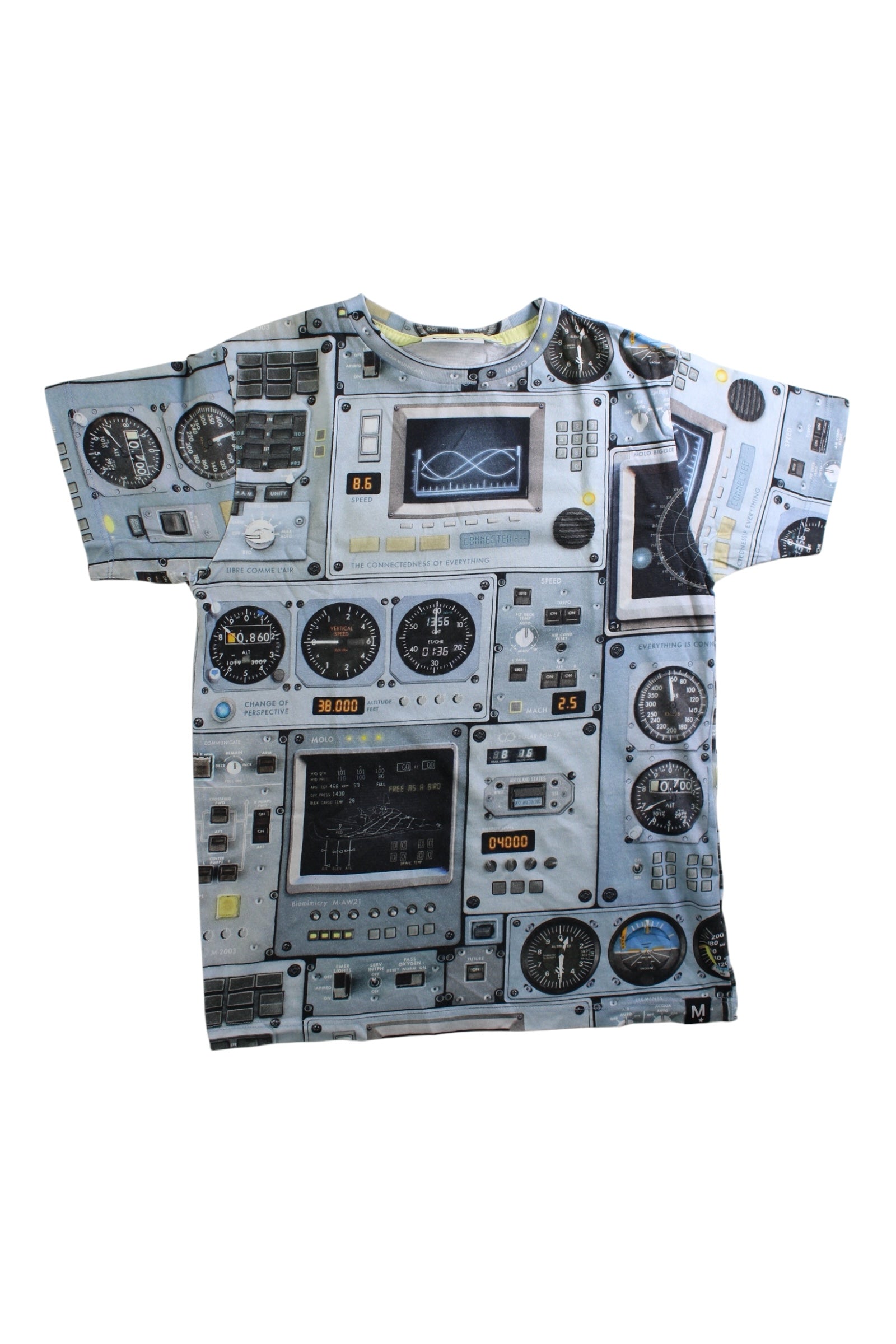 Molo Cockpit Design T-Shirt - 8Y、mySite、g9winljtr