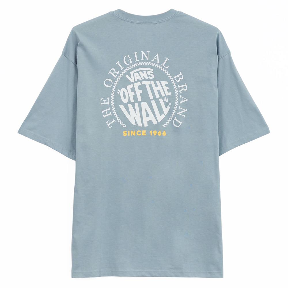  Vans Circle Loose Fit T-shirt - Dusty Blue、mySite、merchandisen