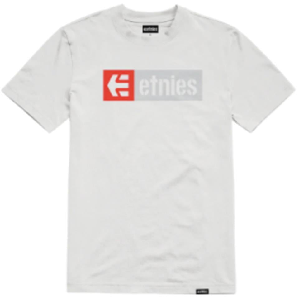  Etnies New Box T-Shirt - White/Grey/Red、mySite、merchandisen
