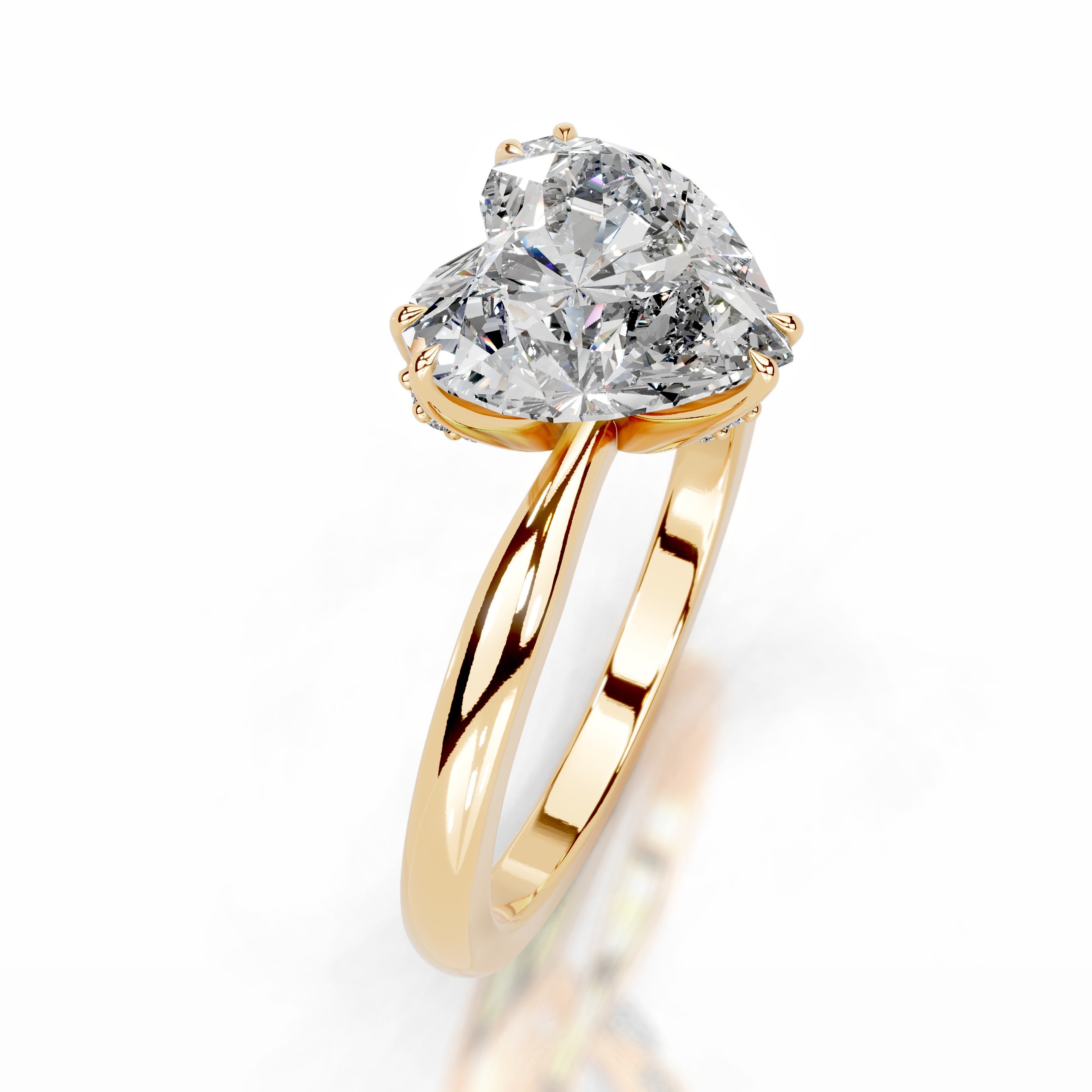 Angoona Diamond Engagement Ring - 18K Yellow Gold、mySite、hinf8tx79