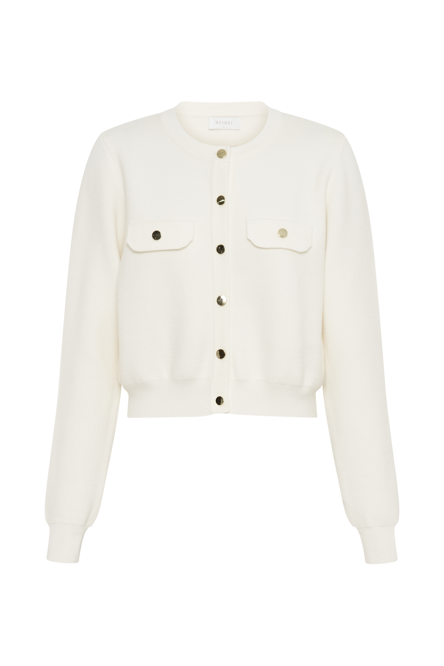 Tabitha Knit Cardigan - Ivory、mySite、solidvoid