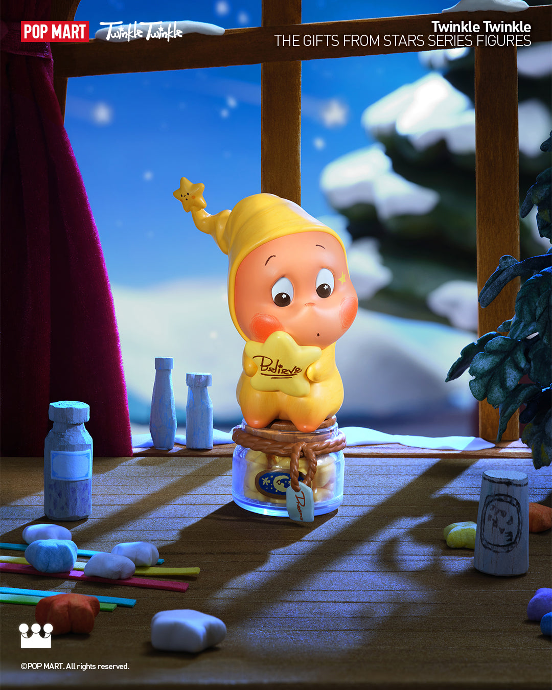  POP MART Twinkle Twinkle The Gifts From Stars Series Figures、mySite、greenlandpopulation