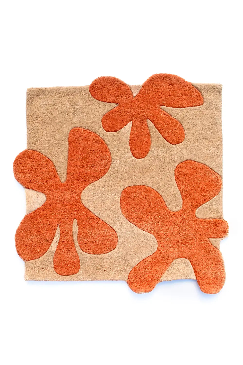 Blossom 3D Square Hand Tufted Wool Rug、mySite、gigharbornorthrealestate