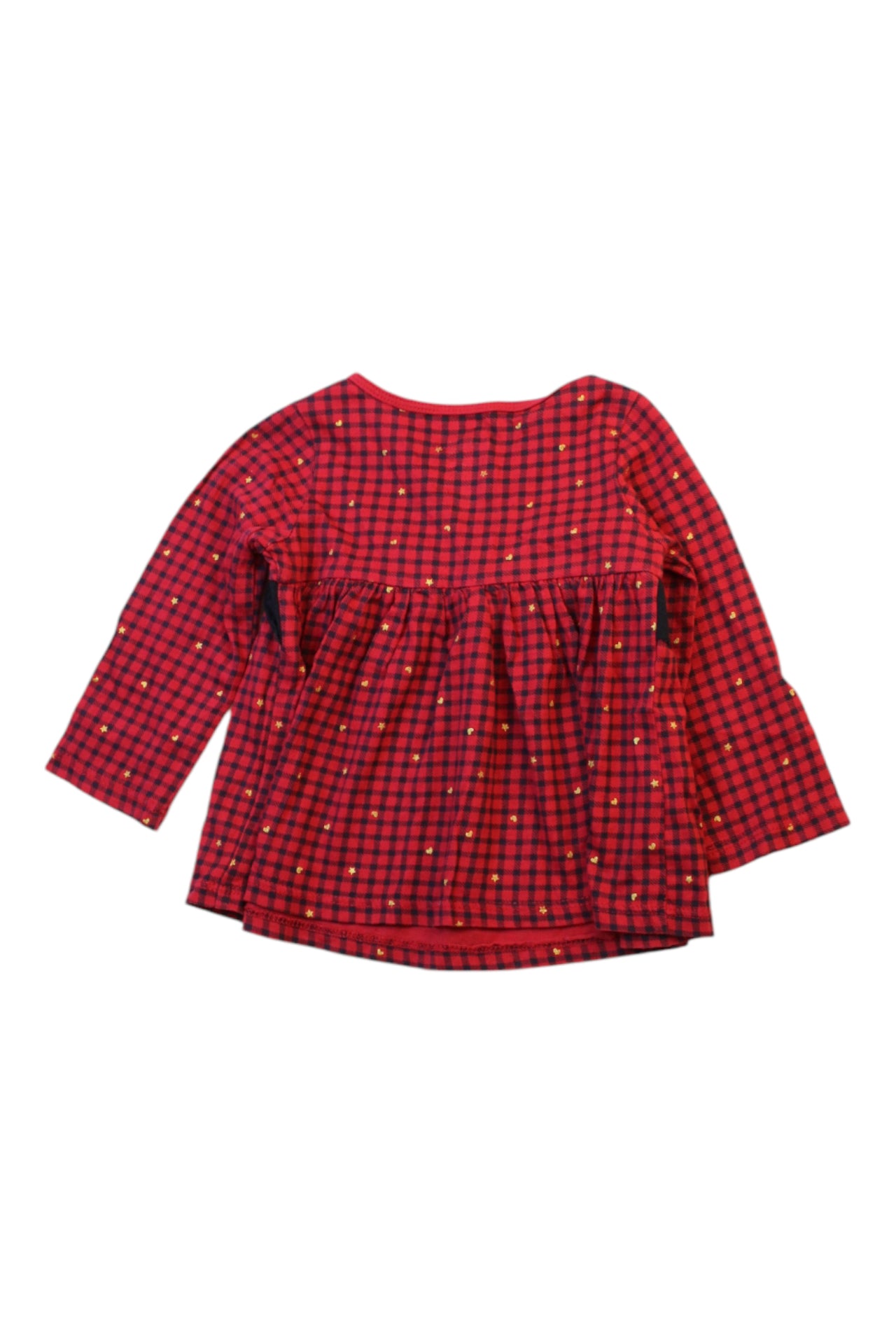 First Impressions Checkered Long Sleeve Dress 6-12M、mySite、g9winljtr