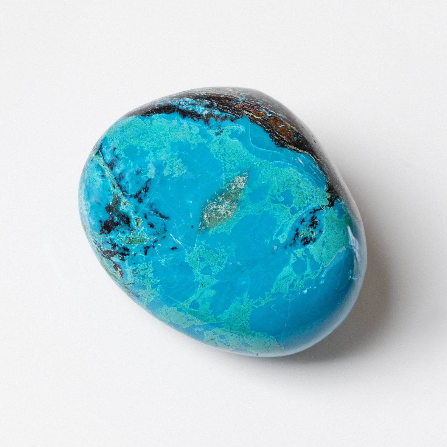 Rare Peruvian Chrysocolla Palm Stone、mySite、hinf8tx79