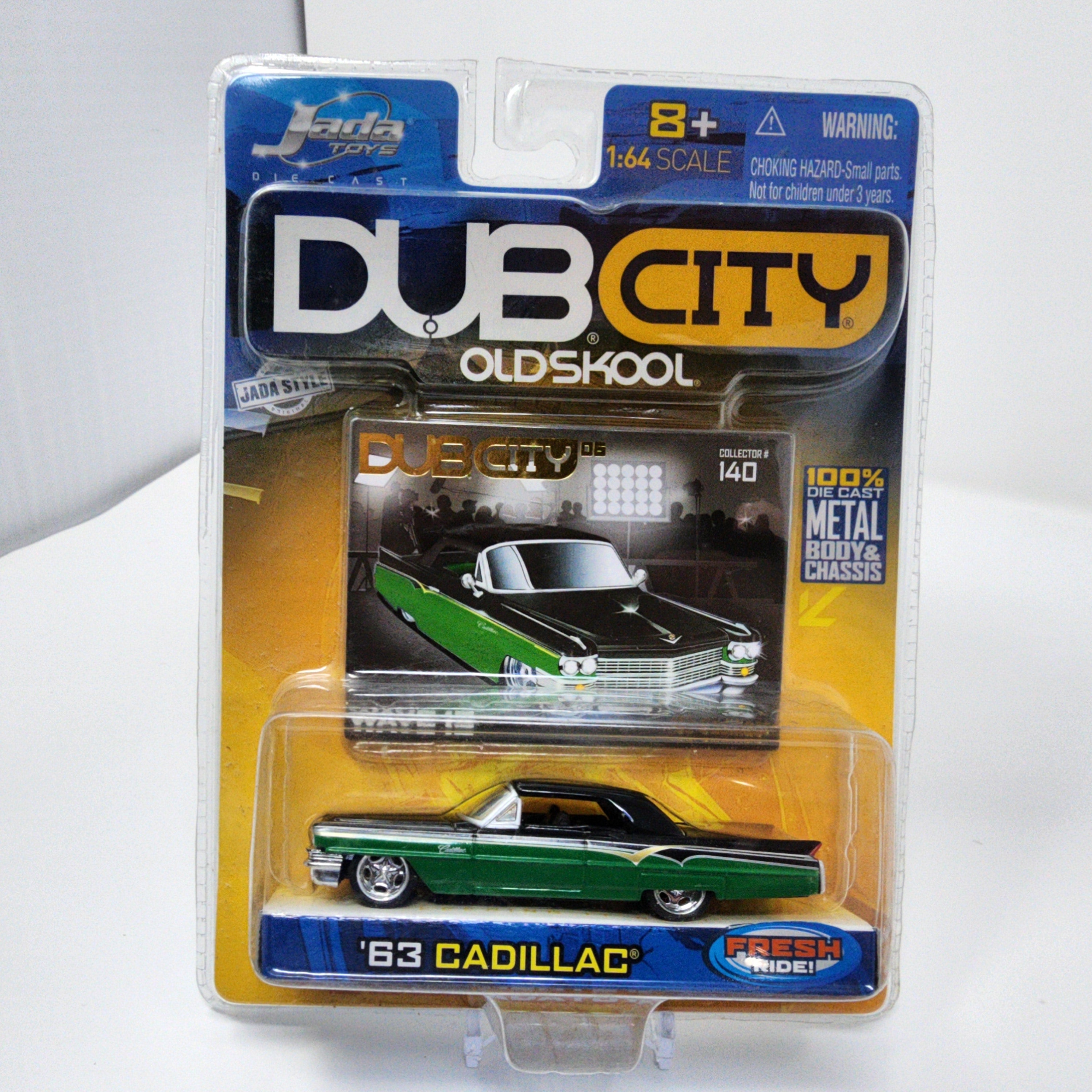 '63 Cadillac * Green * Jada Toys 1:64 Scale Dub City Oldskool、mySite、hgirdovlk