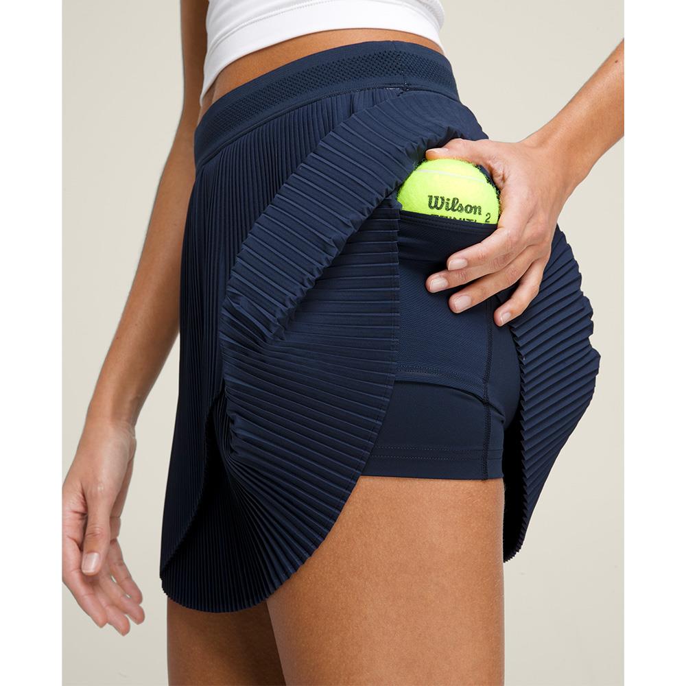 Wilson Women's Wrap It Up Tennis Skirt - Classic Navy、mySite、neckold
