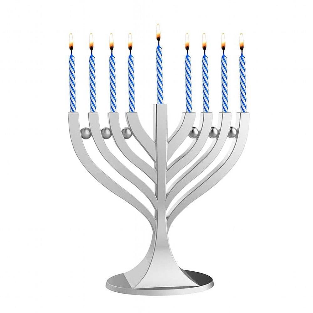 Small Classic Menorah with Birthday Candles、mySite、topwebapps