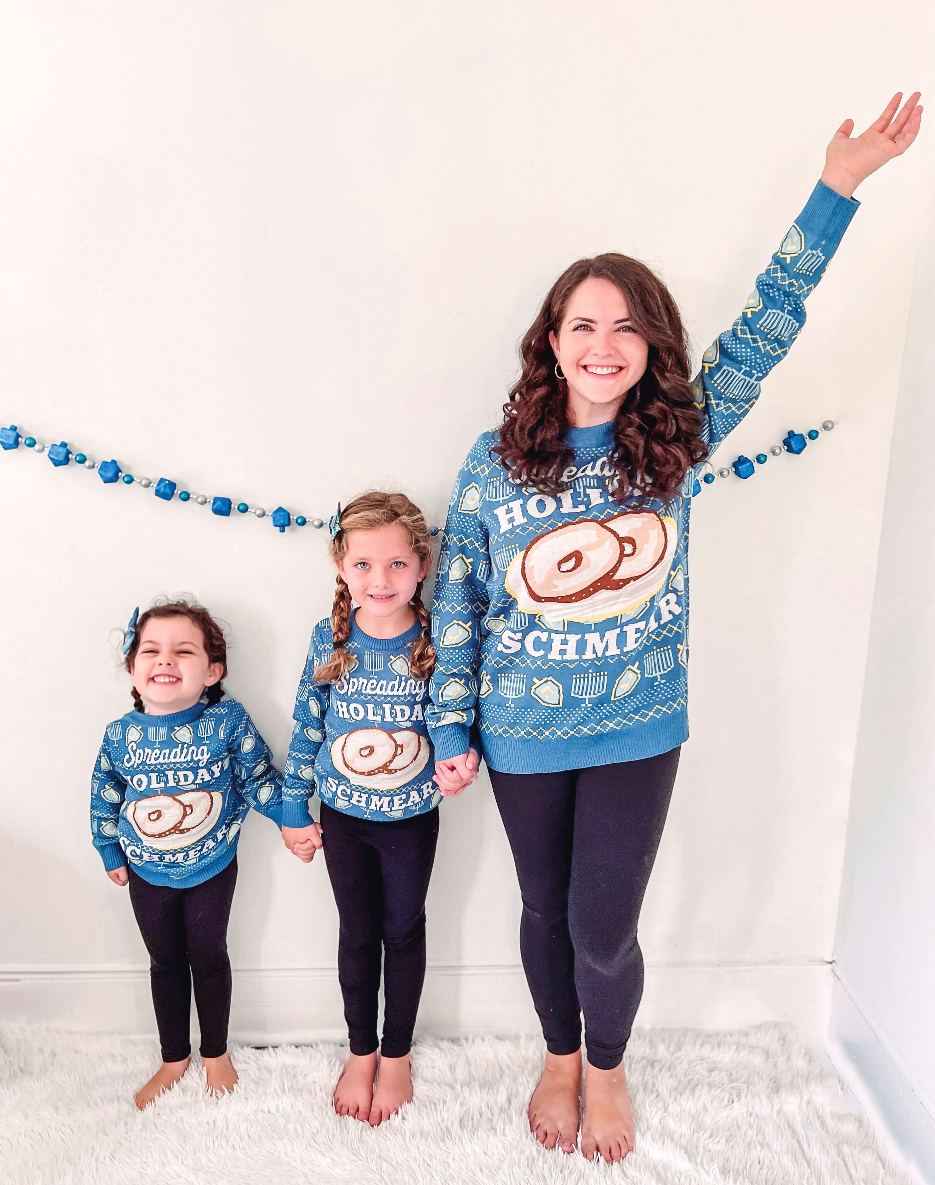 Baby/Toddler Spreading Holiday Schmear Sweater By Tipsy Elves + ModernTribe (Sizes 3-6M - 4T)、mySite、topwebapps