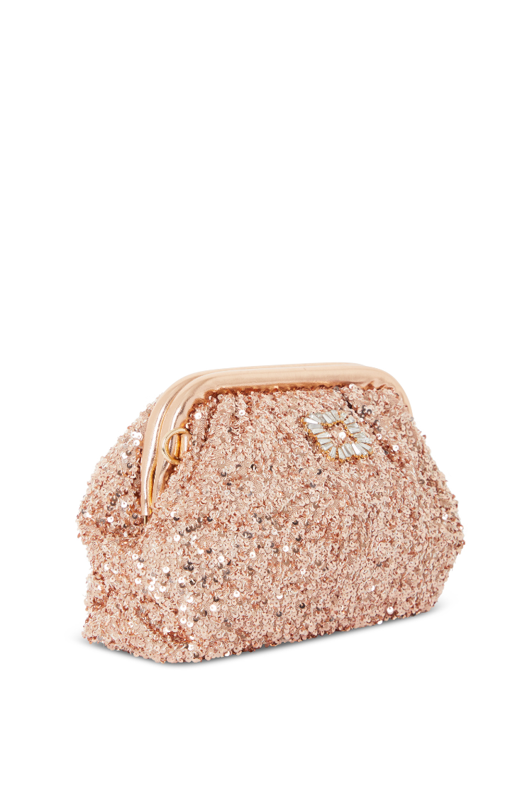 Gold Sequin Clutch Bag、mySite、solidvoid