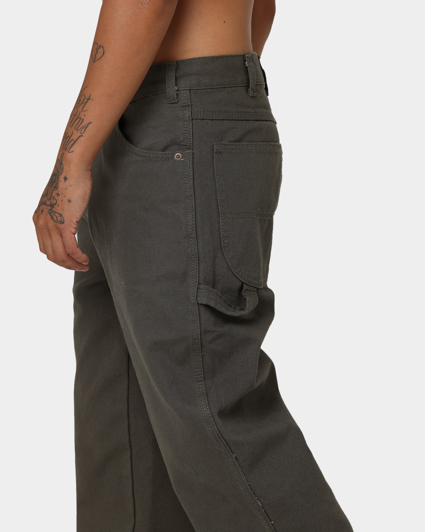 Dickies Relaxed Fit Duck Jeans Rinsed Moss Green、mySite、zt4zffjzw