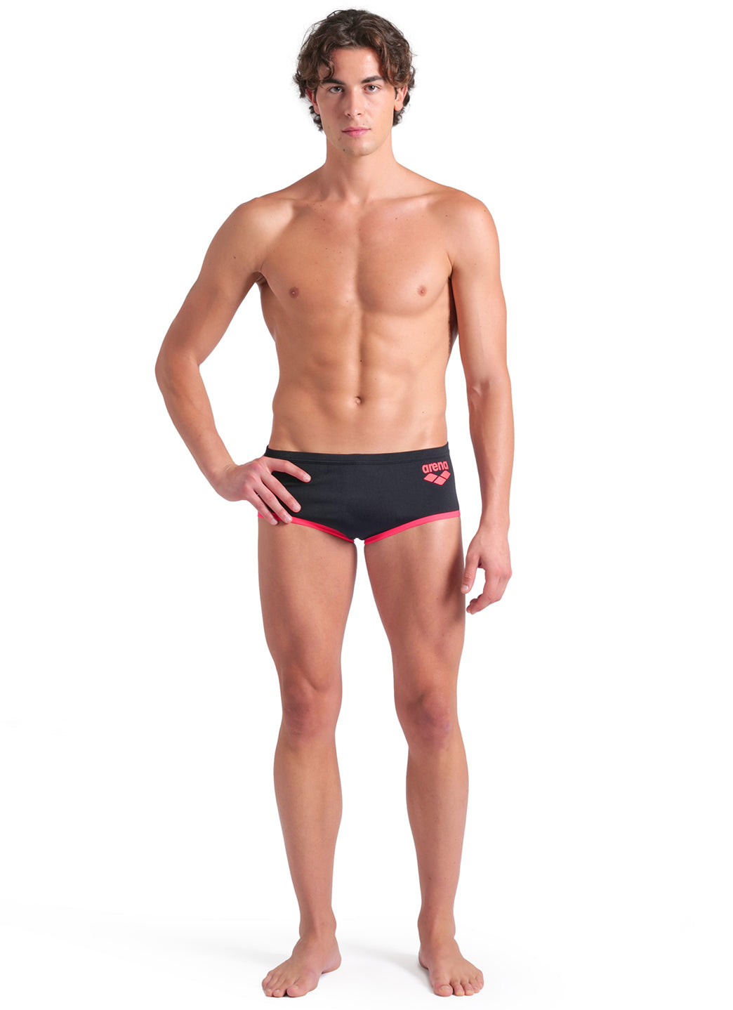 Arena Men's One Big Logo Square Leg Swimsuit、mySite、noshort