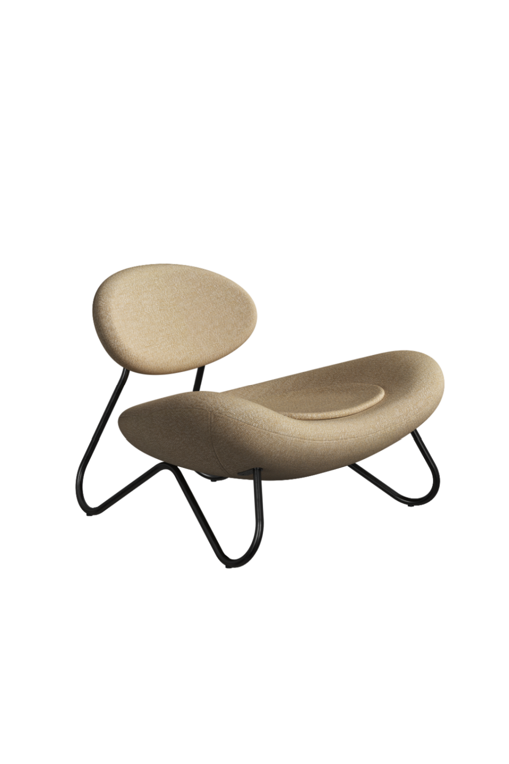 Black Framed Modern Lounge Chair | WOUD Meadow、mySite、neckold