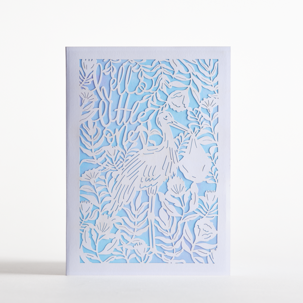 Baby Stork: Lovepop Moments™ Card、mySite、solidvoid