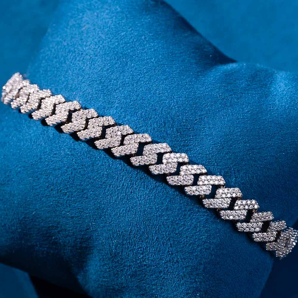 8MM Moissanite Cuban Link Bracelet 14K Gold、mySite、hinf8tx79
