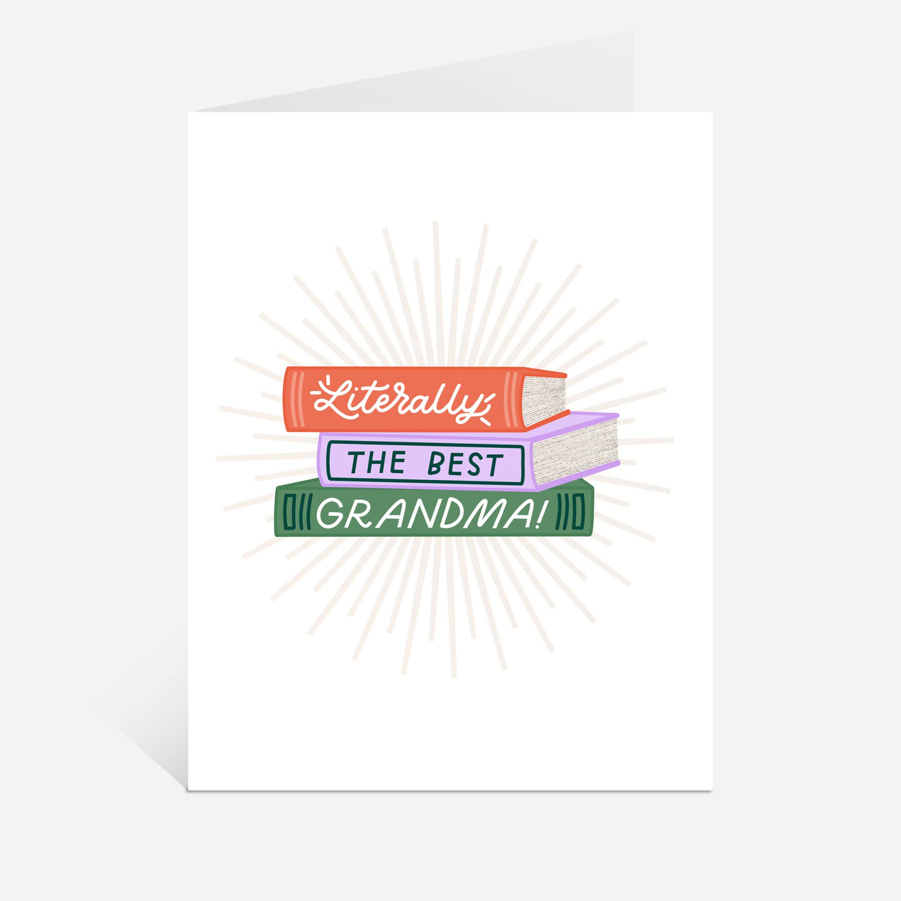 Just Follow Your Art - Literally The Best Grandma Card | Book Lover Greeting Cards、mySite、garagedoors4me