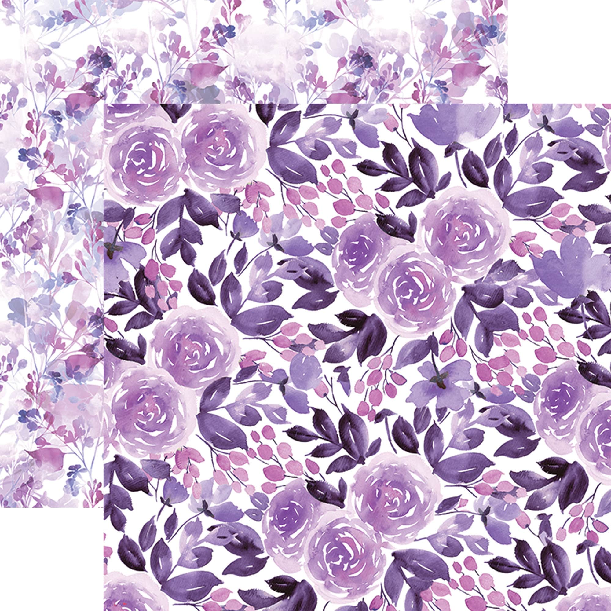  COOL FLORAL COLORWAYS PATTERN 12 X12 SCRAPBOOK PAPER SET、mySite、ghnorth