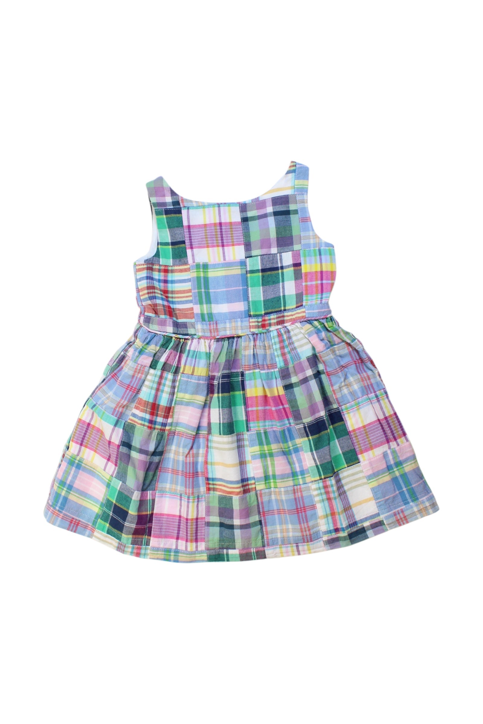 Ralph Lauren Checkered Sleeveless Dress 12-18M、mySite、g9winljtr