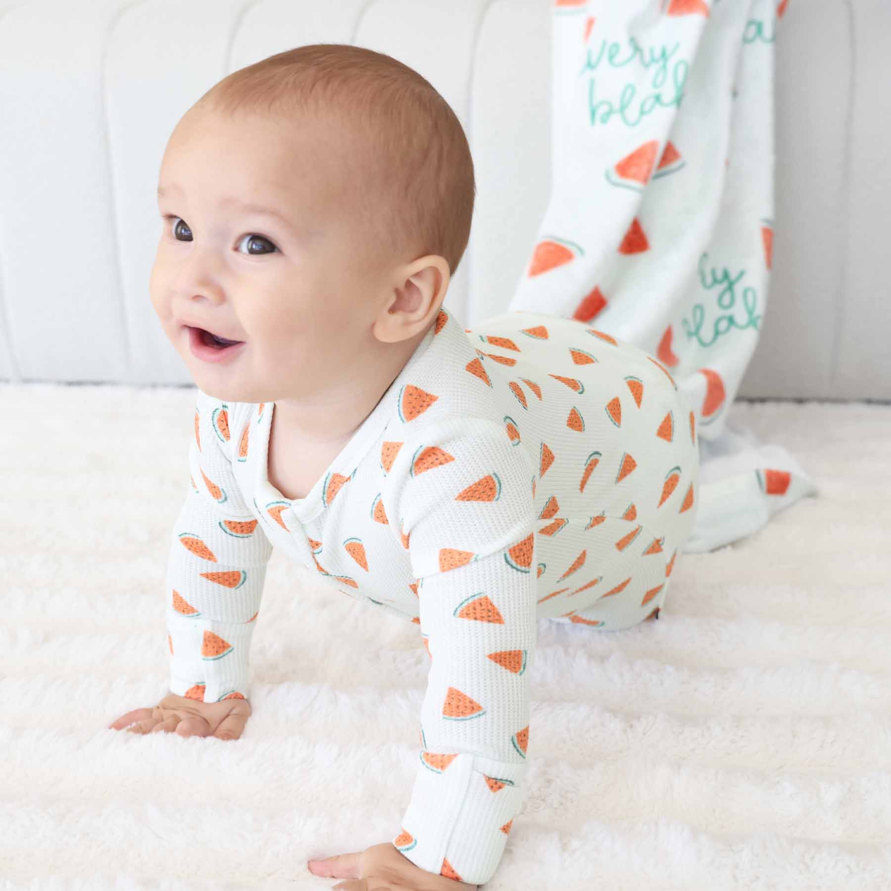  Slice, Slice Baby Bamboo Waffle Zipper Footie、mySite、layawaytickets