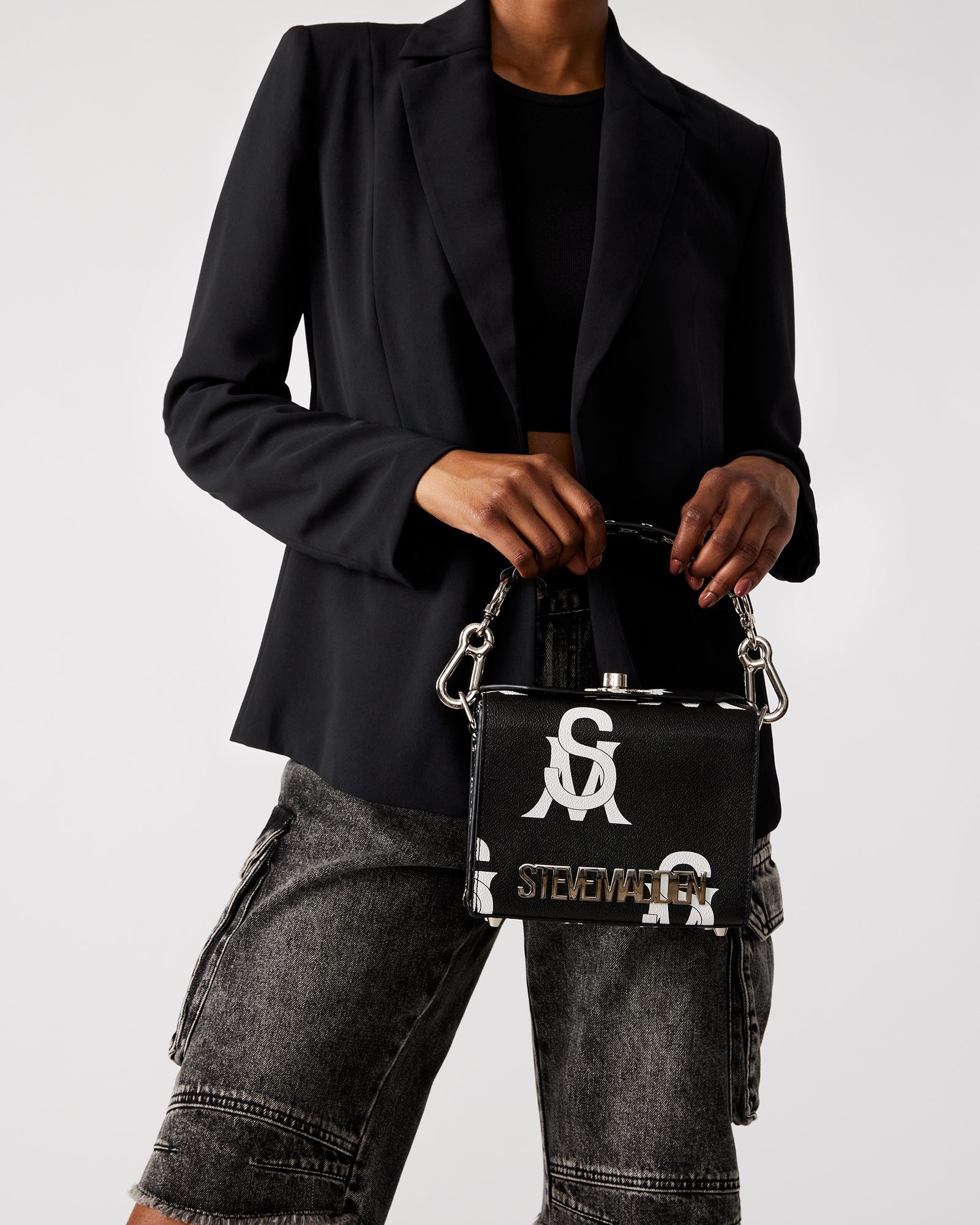 KINDER BAG BLACK/WHITE - SM REBOOTED、mySite、gtrtttuynbv