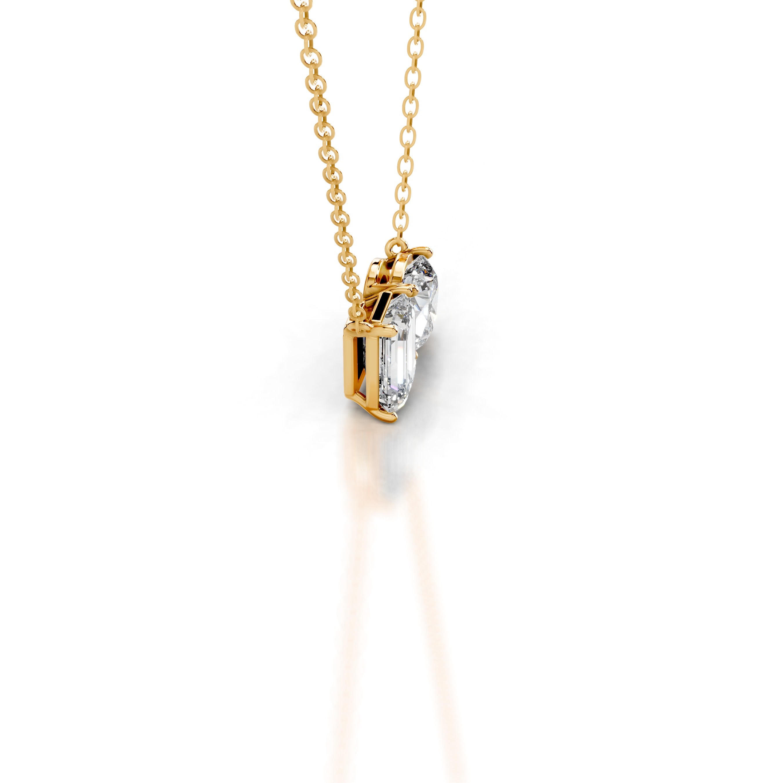 Sloane Lab Grown Diamond Pendant - 18K Yellow Gold、mySite、hinf8tx79