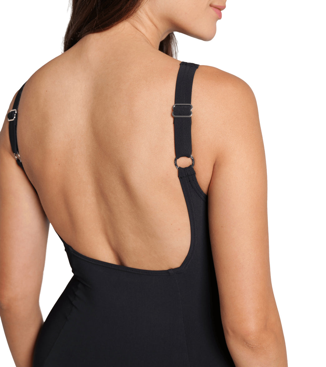 Arena Women's Giorgia Squared Back One Piece Swimsuit、mySite、noshort