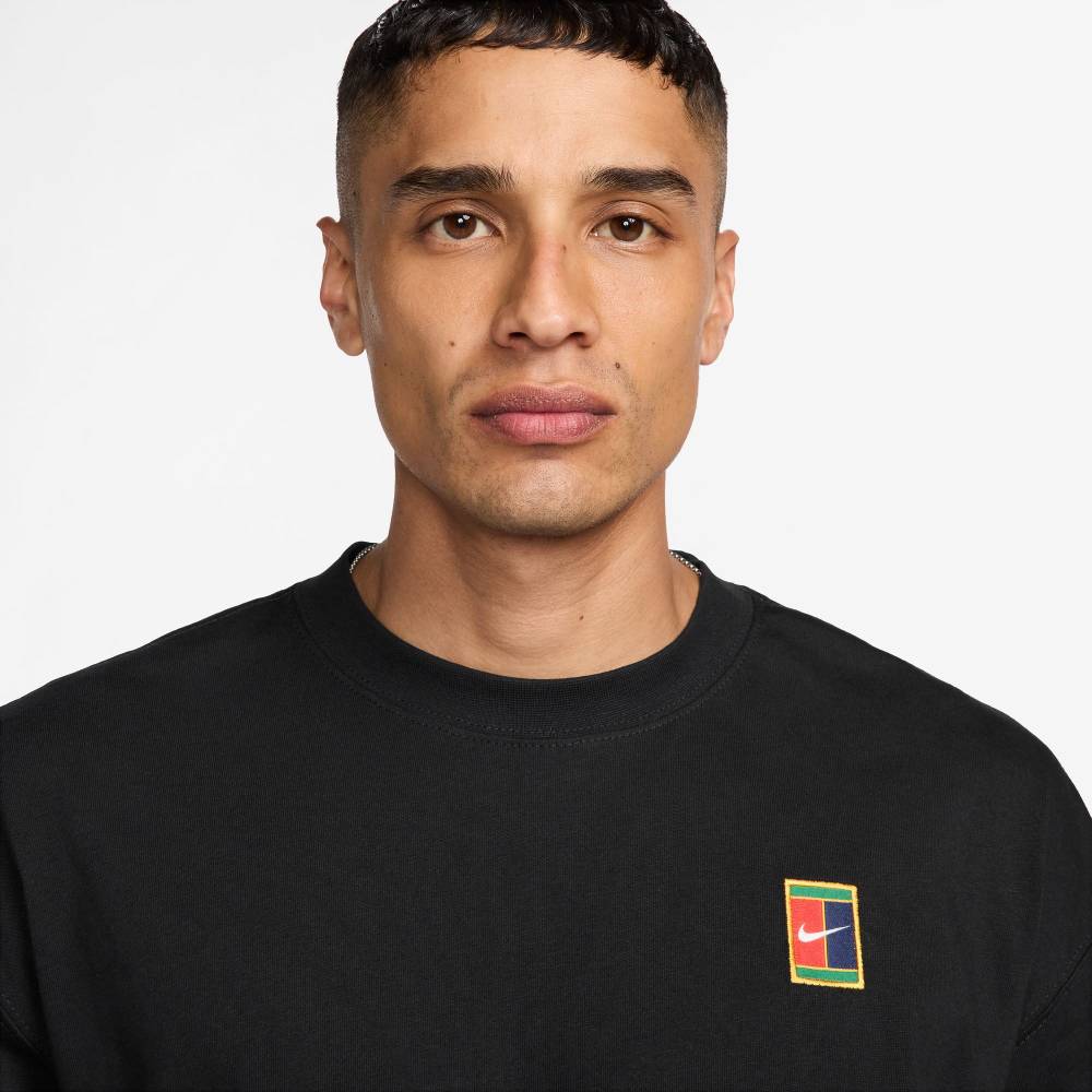 Nike Men's Court Max90 OC Tee Top (Black)
