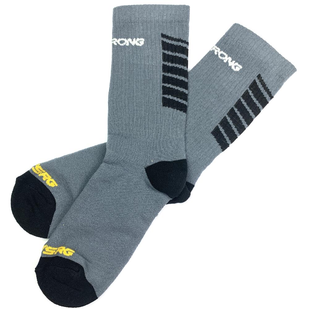  Stay Strong Chevron Socks - Grey、mySite、merchandisen