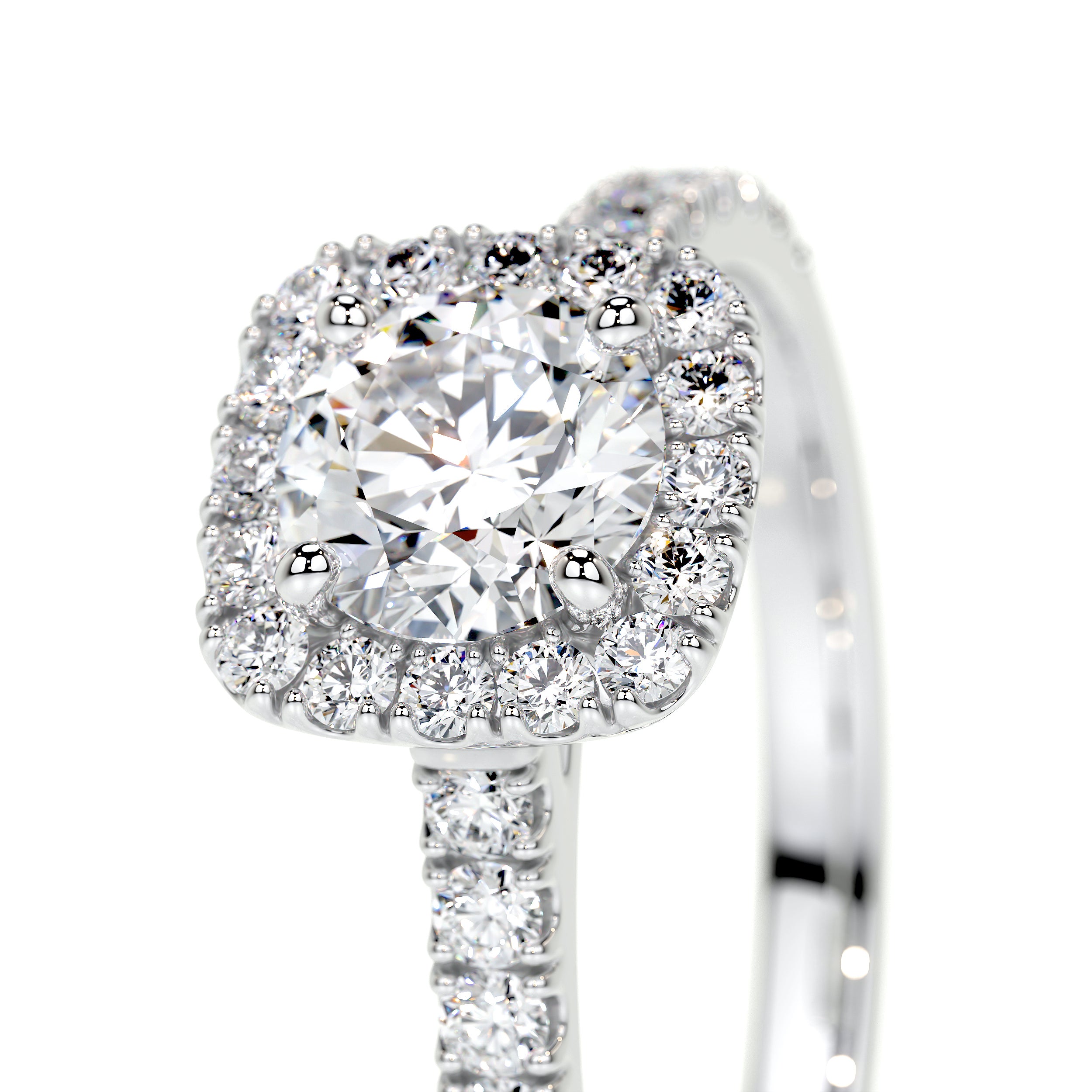 Claudia Lab Grown Diamond Ring -14K White Gold、mySite、hinf8tx79