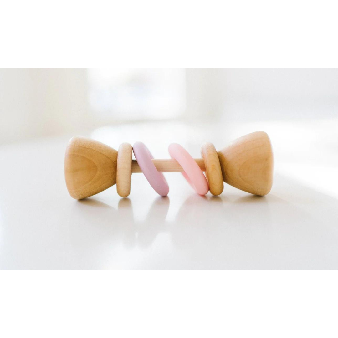 Color Block Classic Rattle - Pink/Lavender、mySite、g9winljtr