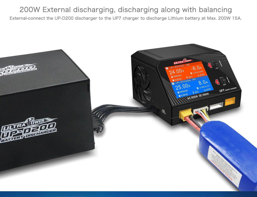 UltraPower UP7 400W 10A 1-6S Dual Channel AC/DC Smart Charger