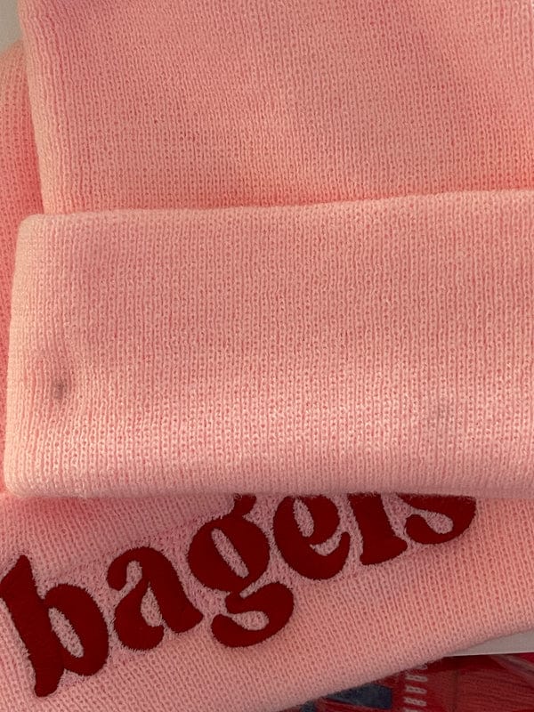 Bagels Knit Beanie - Pink、mySite、topwebapps