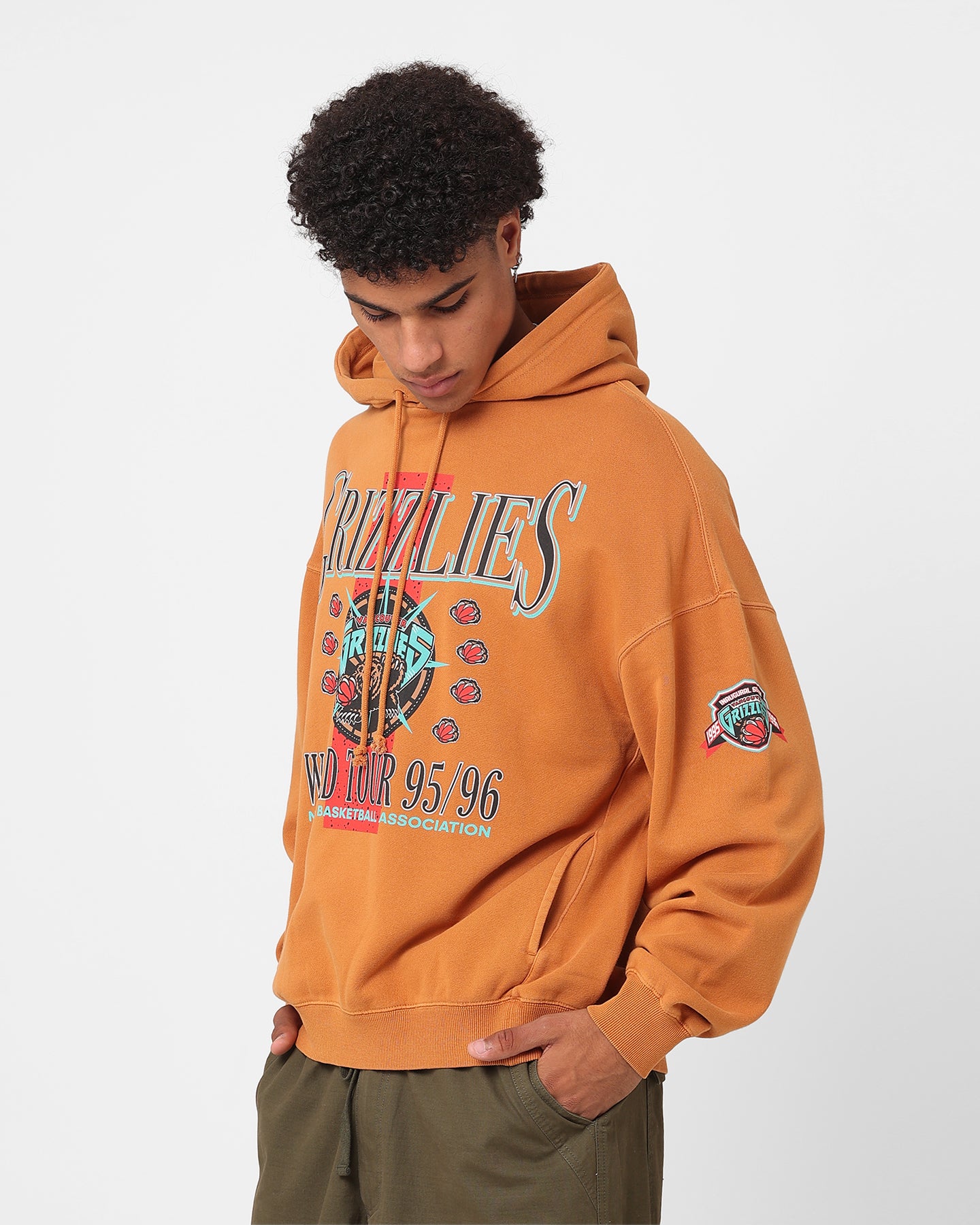 Mitchell & Ness Vancouver Grizzlies Tour Hoodie Bronze、mySite、zt4zffjzw