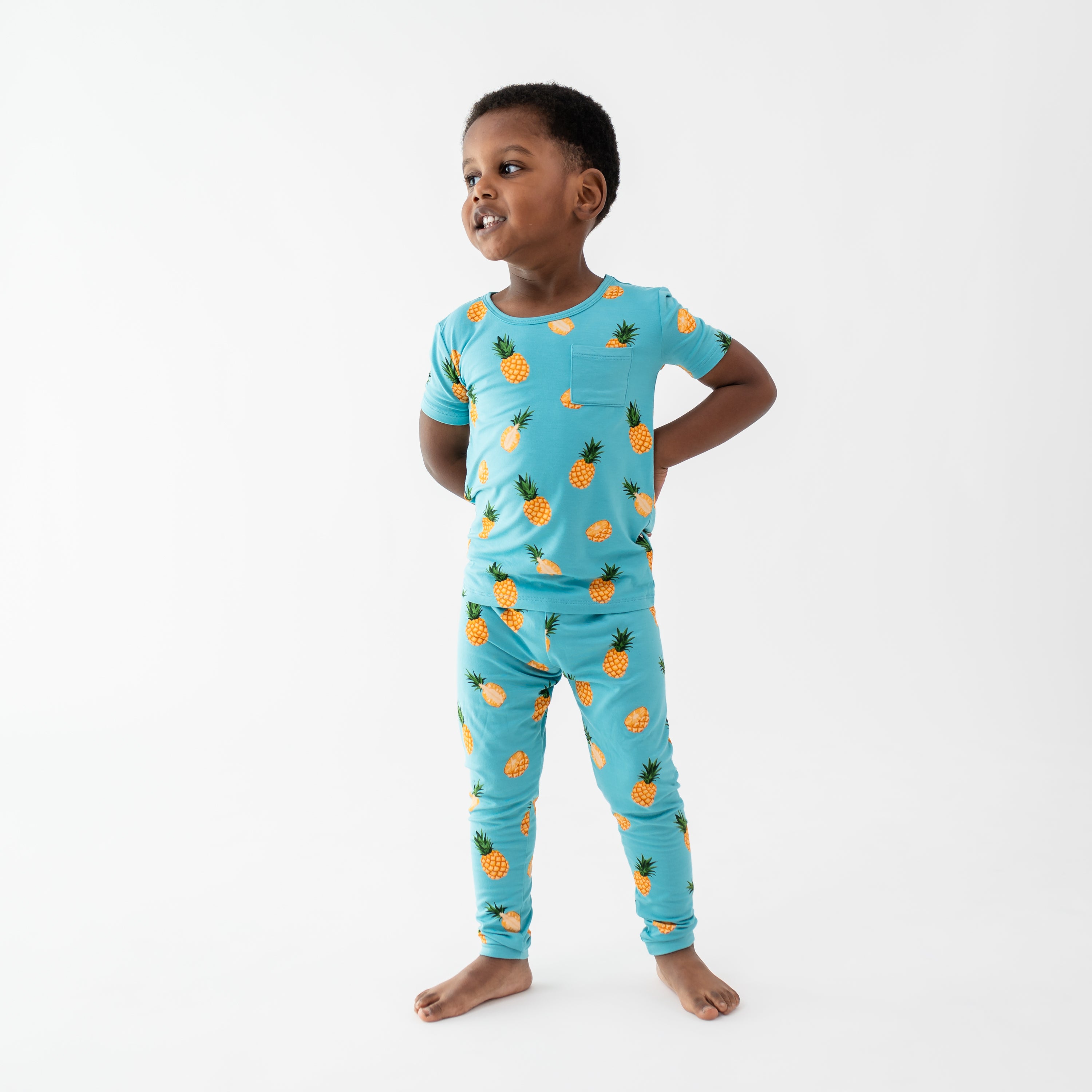  Short Sleeve with Pants Pajamas in Pineapple、mySite、layawaytickets