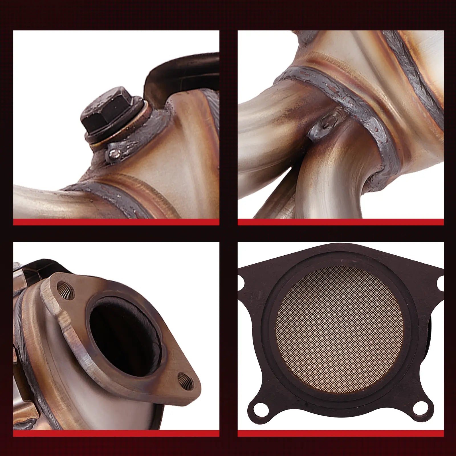 Catalytic Converter Kit for 2012-2017 Hyundai Accent/Veloster Kia Rio/Soul L4 1.6L、mySite、nflplayoffbracketp