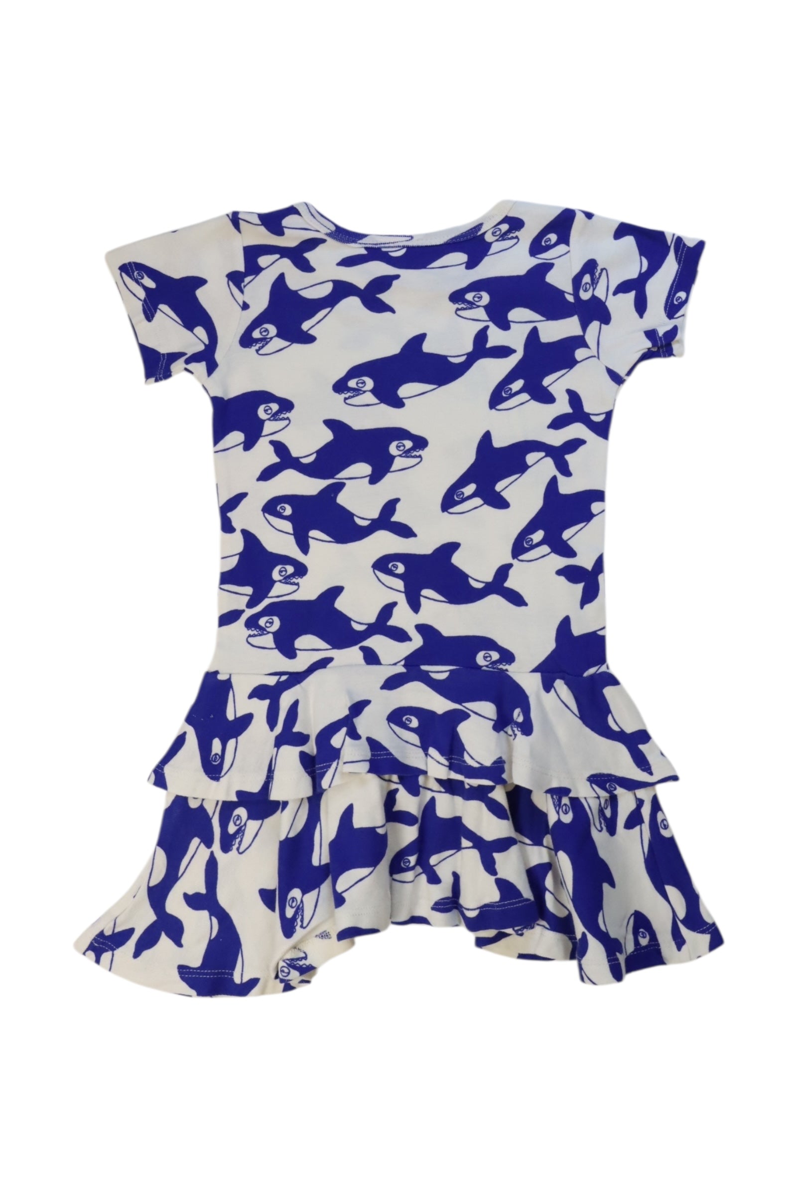 Mini Rodini Shark Short Sleeve Dress 2-3T、mySite、g9winljtr