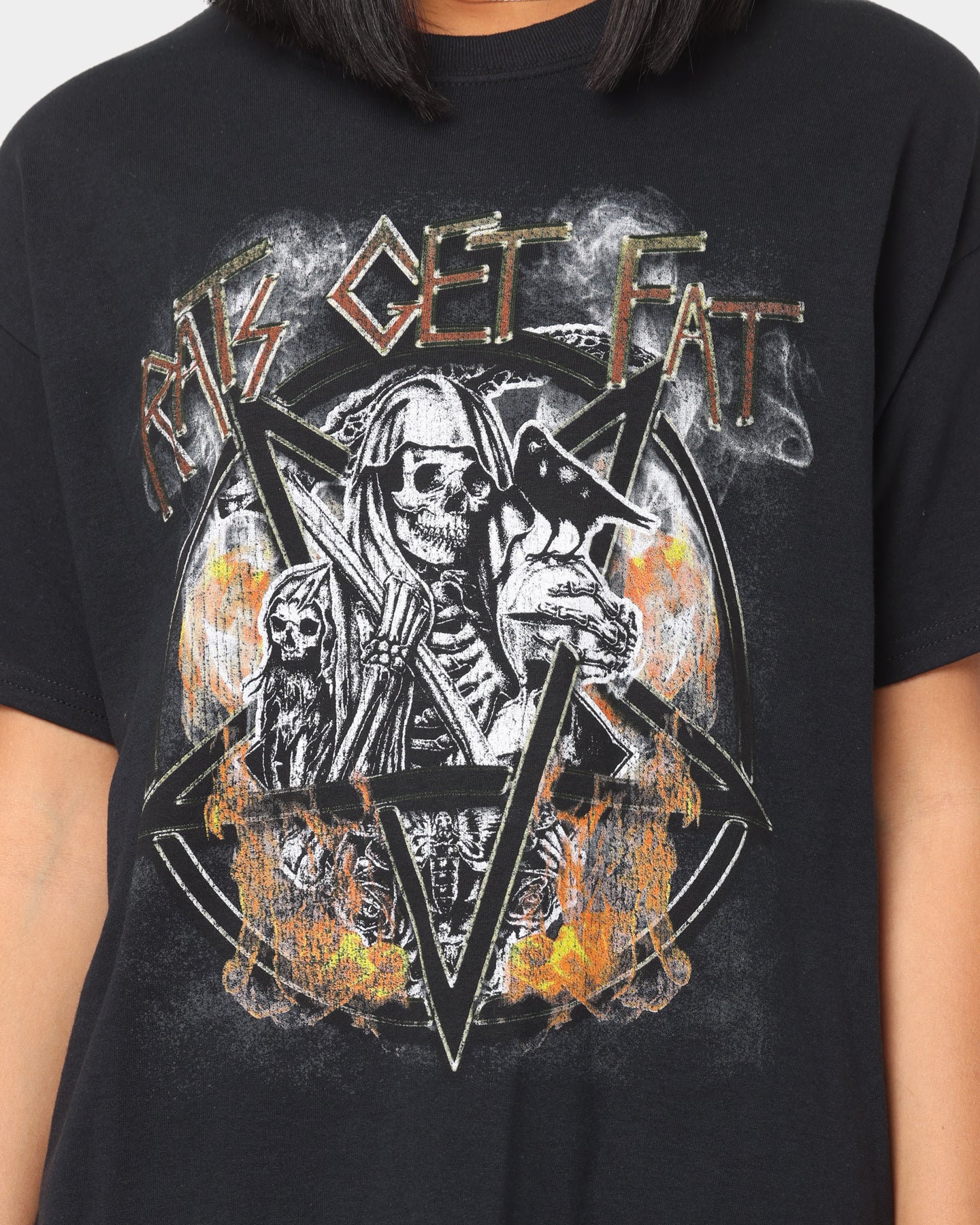 Rats Get Fat American Tour Vintage T-Shirt Black、mySite、zt4zffjzw