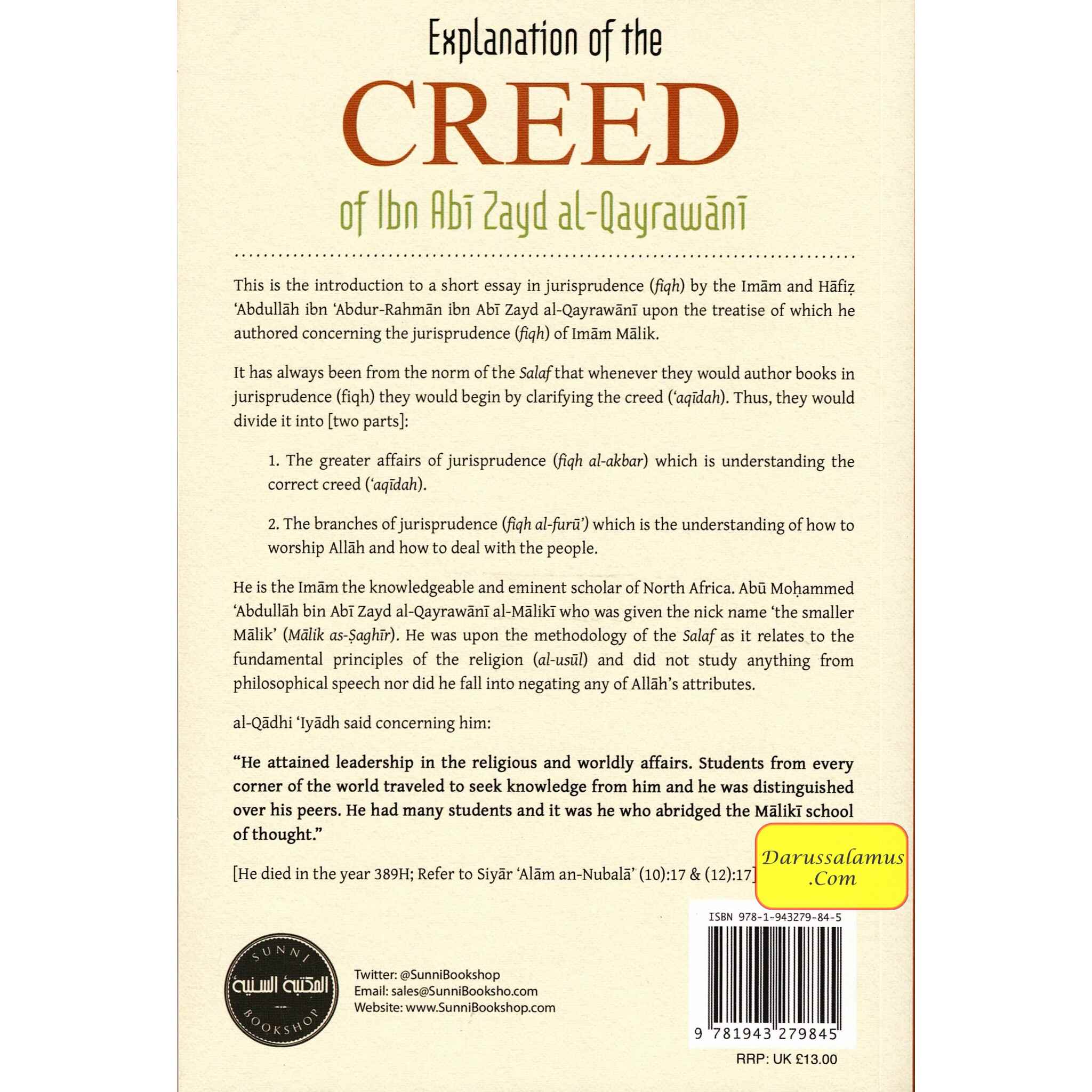 Explanation of The Creed Of Ibn Abi Zayd Al-Qayrawani By Shaykh Saalih al-Fawzaan、mySite、topwebapps