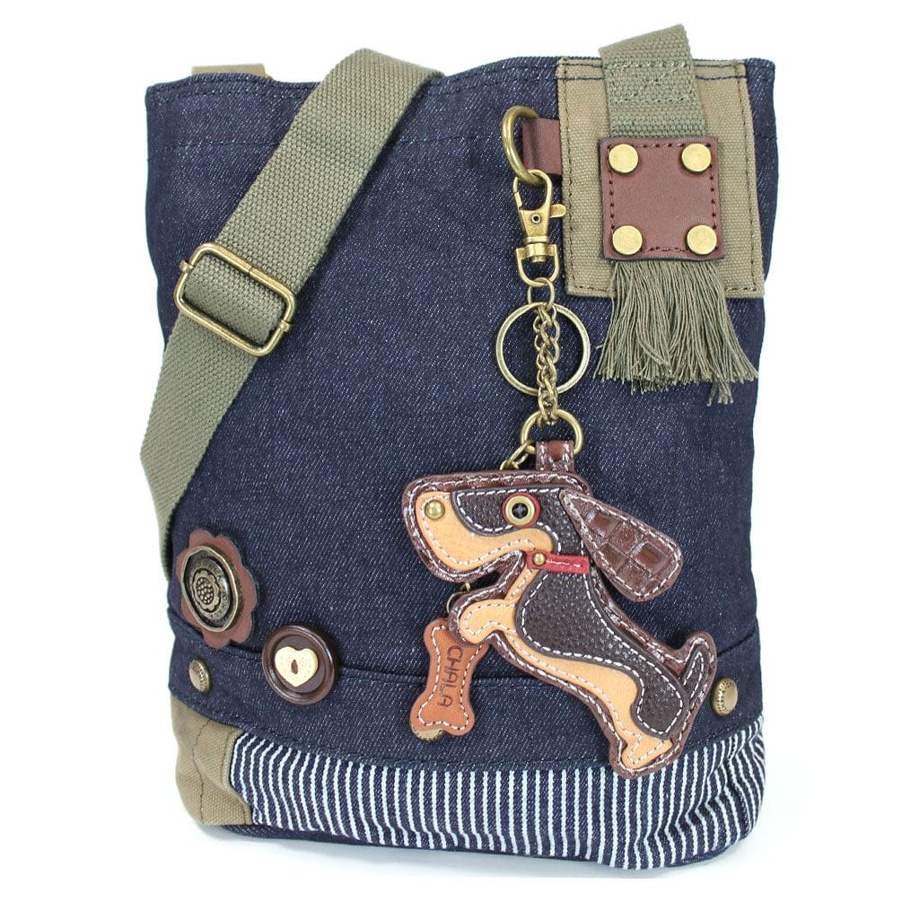 WIENER DOG - PATCH CROSSBODY BAG by Chala*、mySite、g9winljtr
