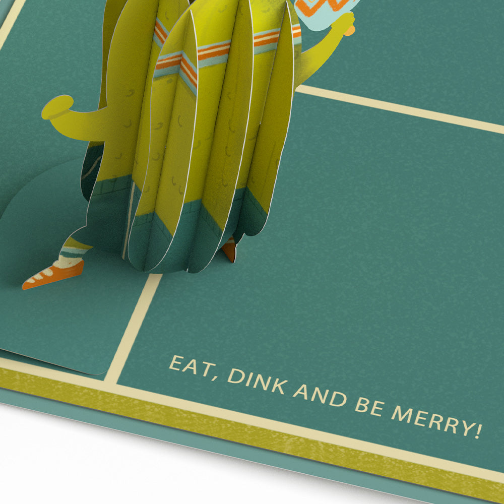 Pickleball Birthday Baller Pop-Up Card、mySite、solidvoid