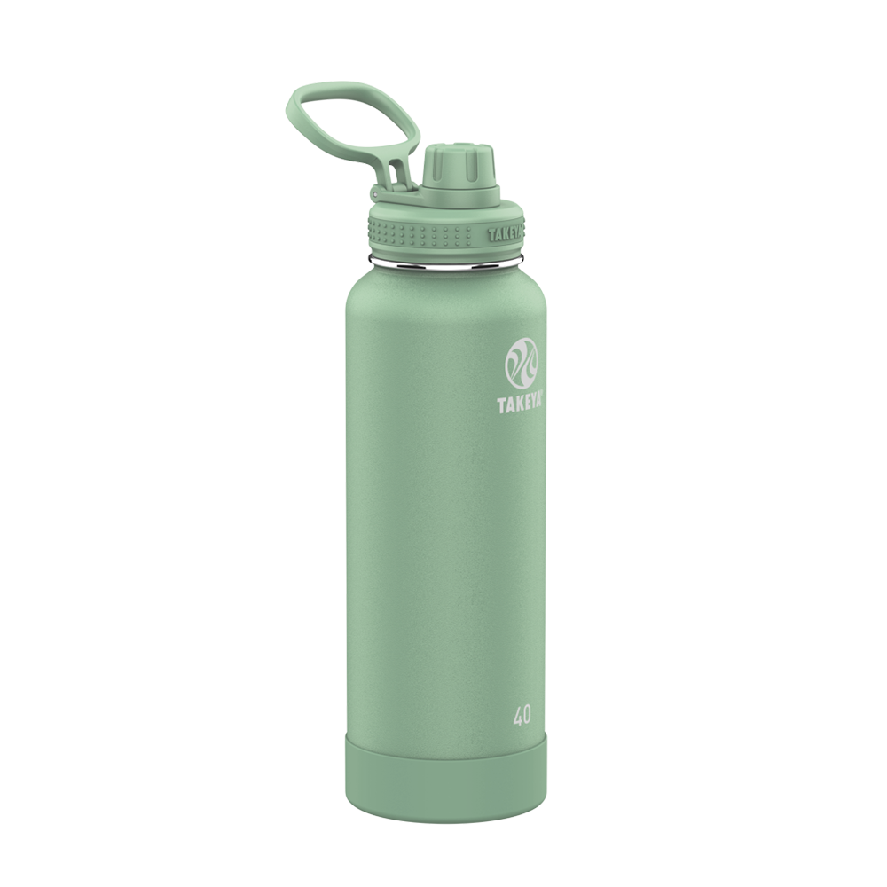 Takeya 40 oz Actives Water Bottle With Spout Lid、mySite、noshort