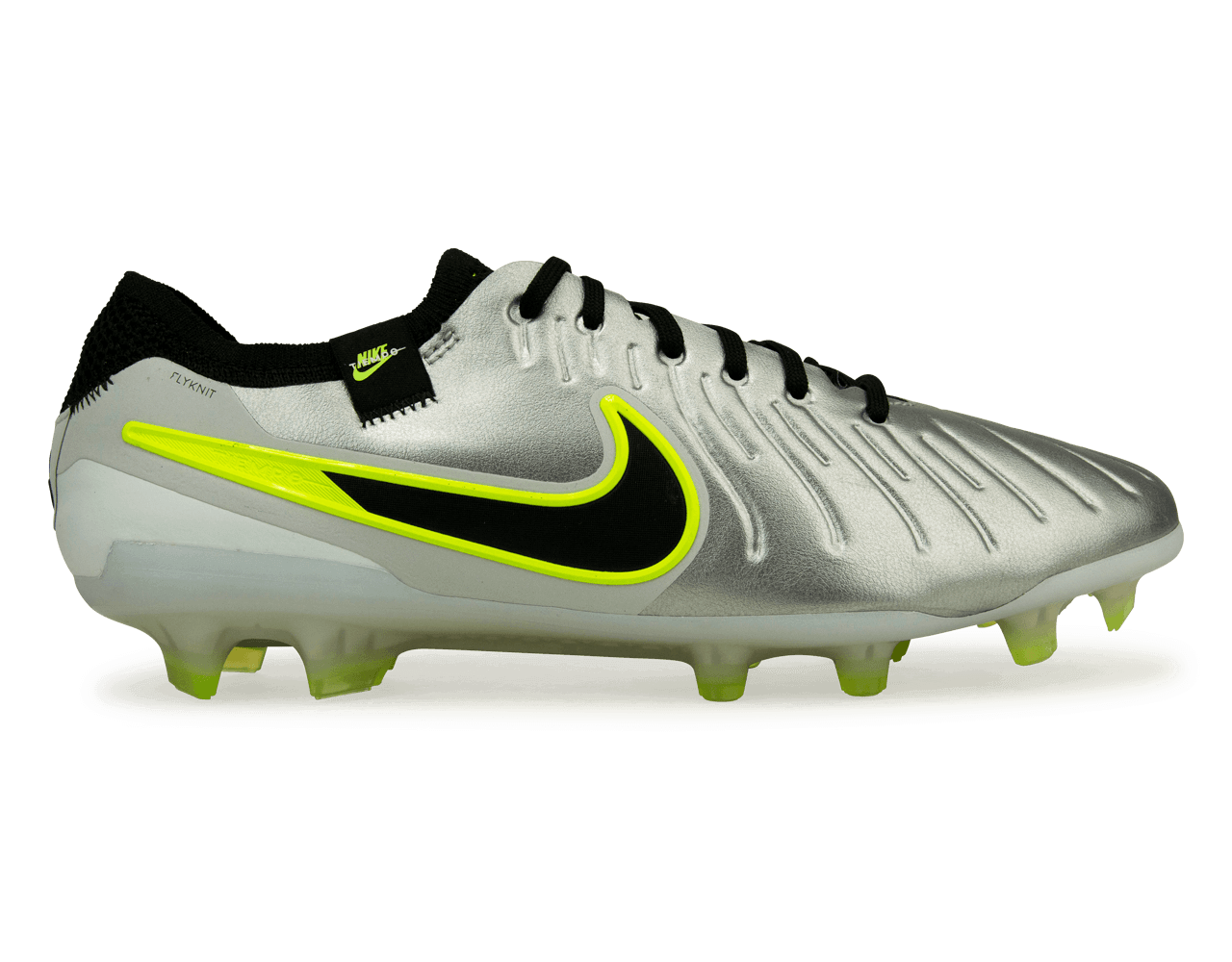 Nike Men's Tiempo Legend 10 Elite FG Silver/Black/Volt、mySite、bottomscart