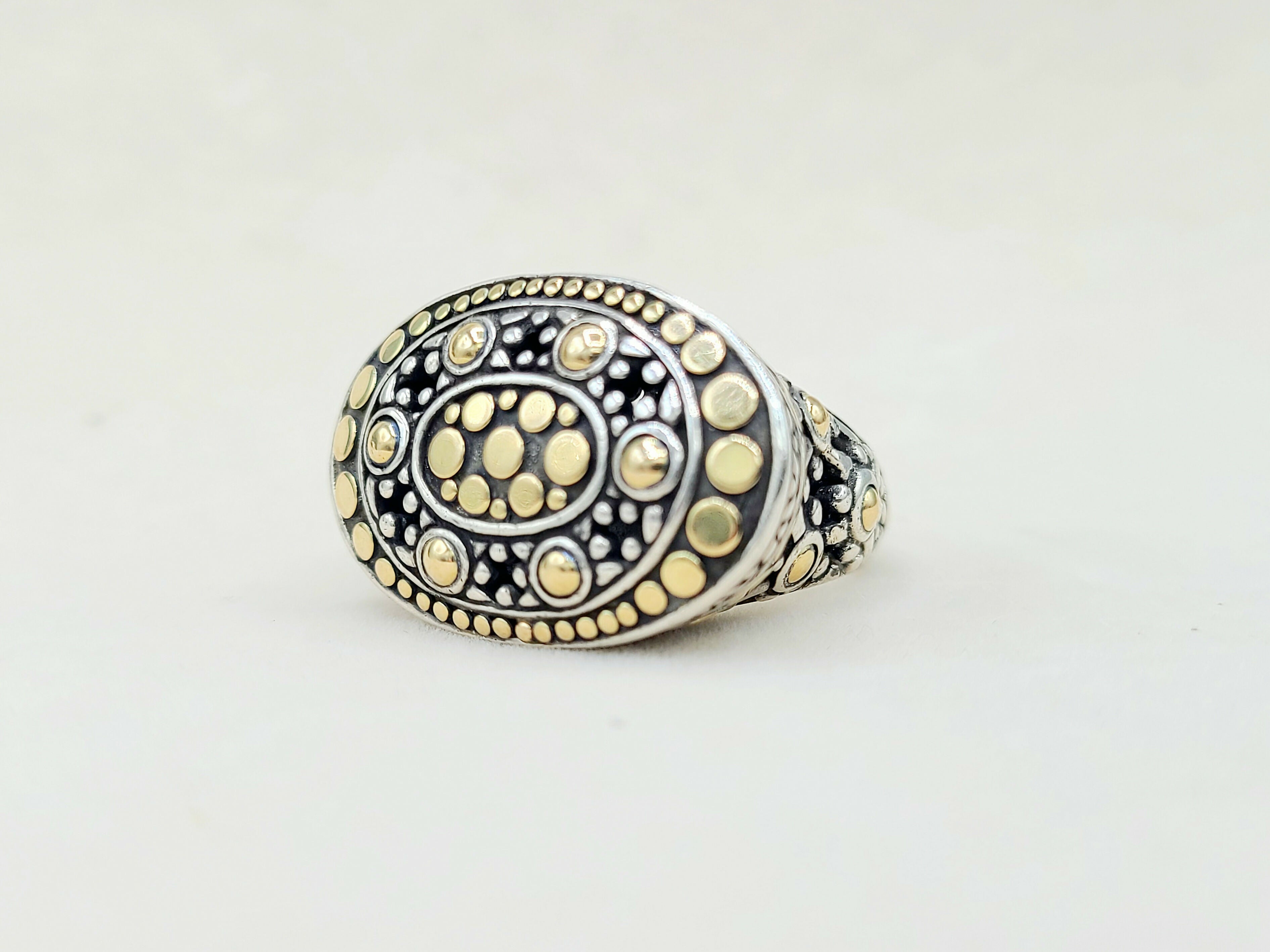 John Hardy Jaisalmer Dot Dome Ring With Gold、mySite、hinf8tx79
