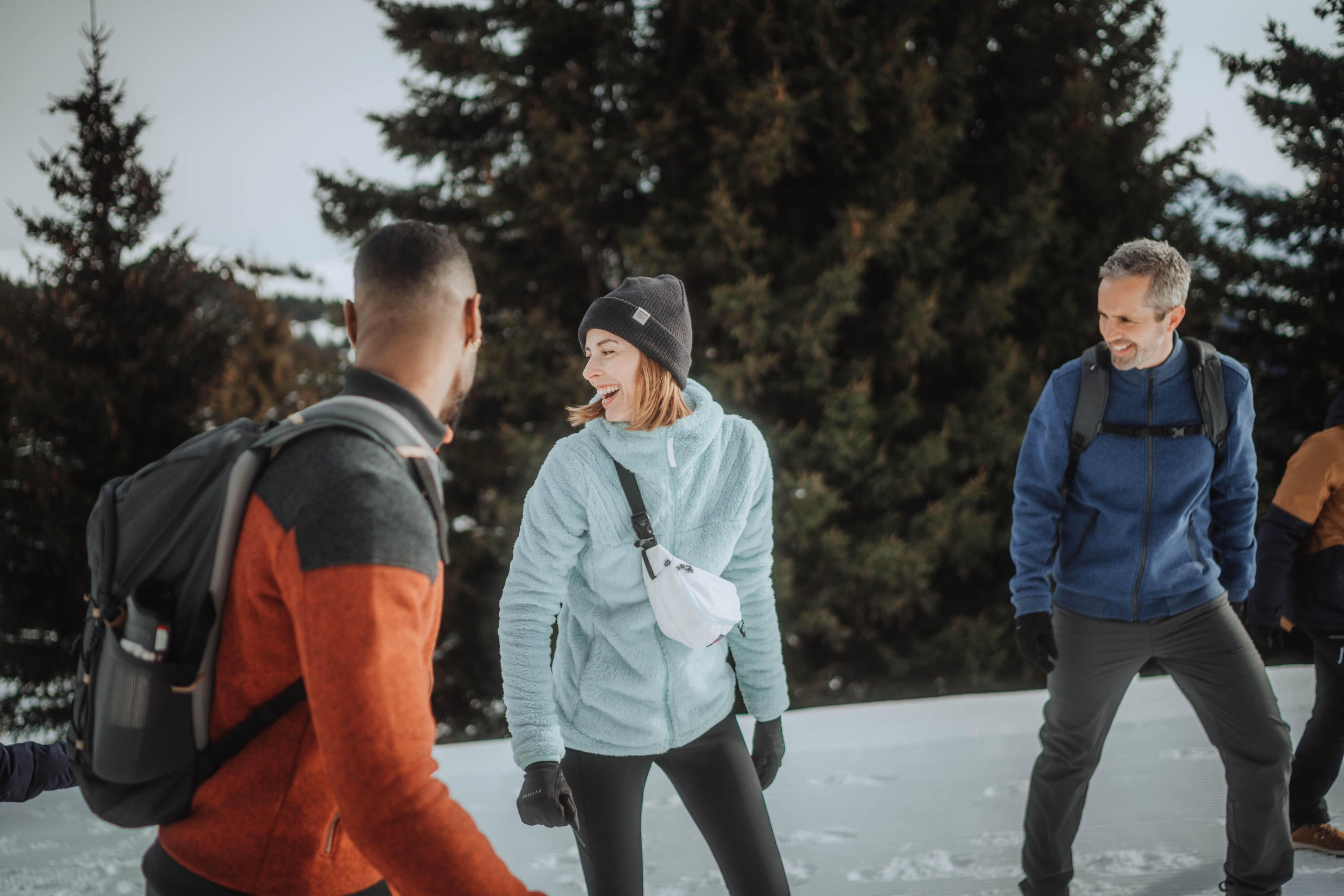 Quechua Men's SH100 Fleece Winter Jacket