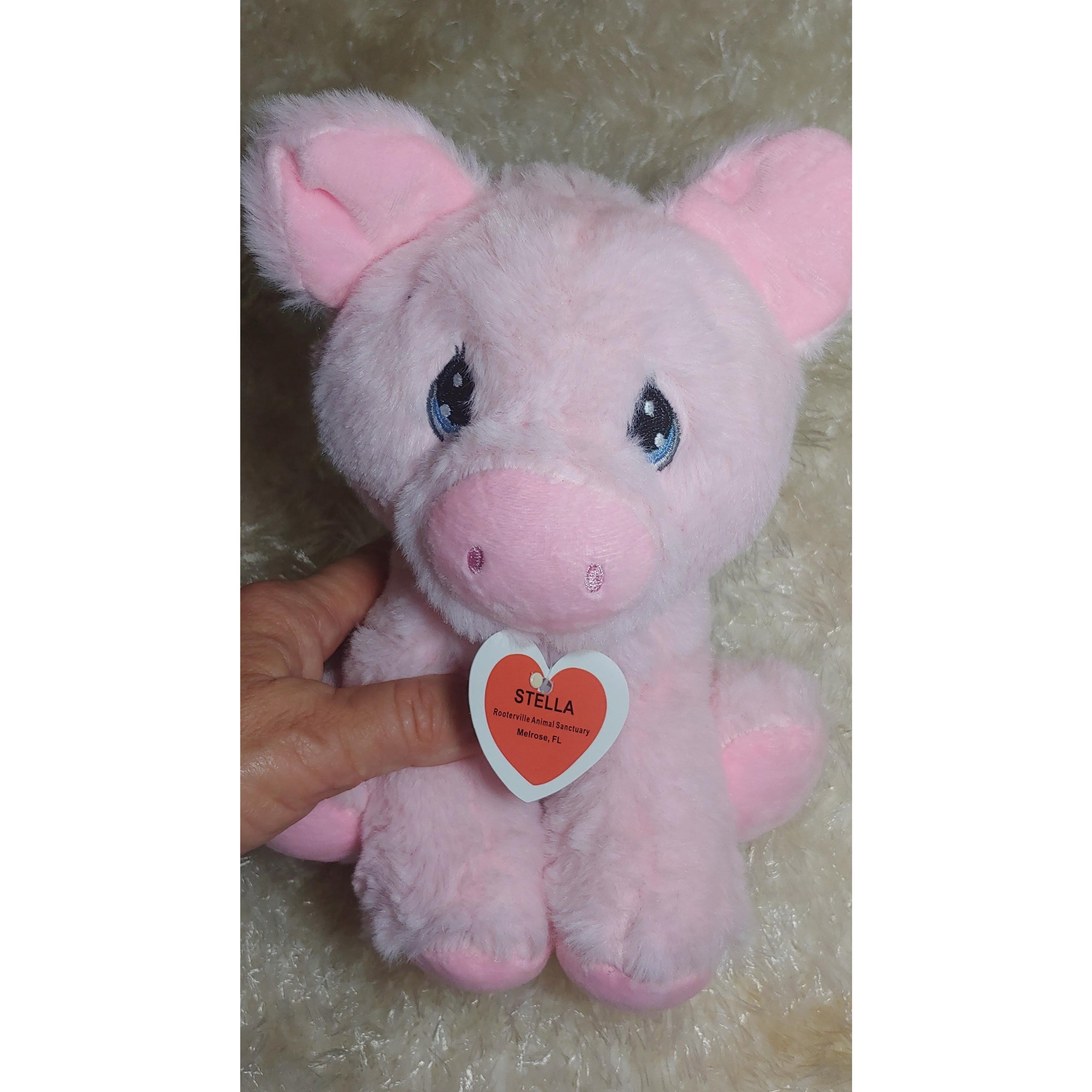 Plush Pig STELLA Rooterville Animal Sanctuary's Inspiration、mySite、g9winljtr